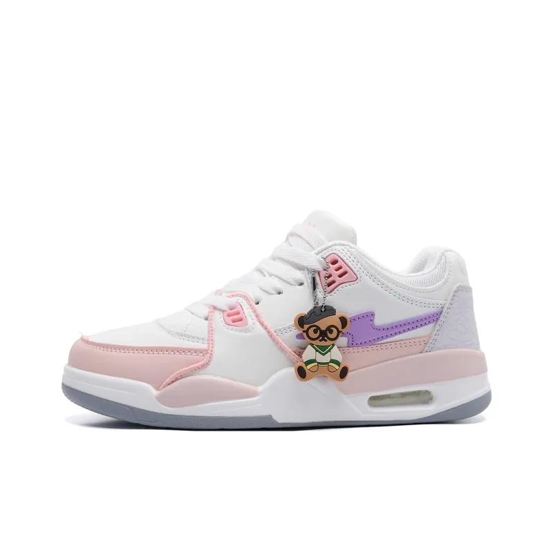 Teddy Bear Collection Coverage Slip Resistant, Abrasion Resistant, Breathable Low Top Skateboard Shoes Unisex-32