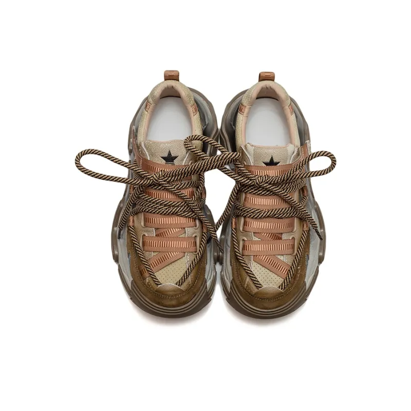 Chibang Height Increasing Low-Top Chunky Sneakers Women's-9