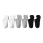 2 White+2 Light Gray+2 Black[6 Pack]