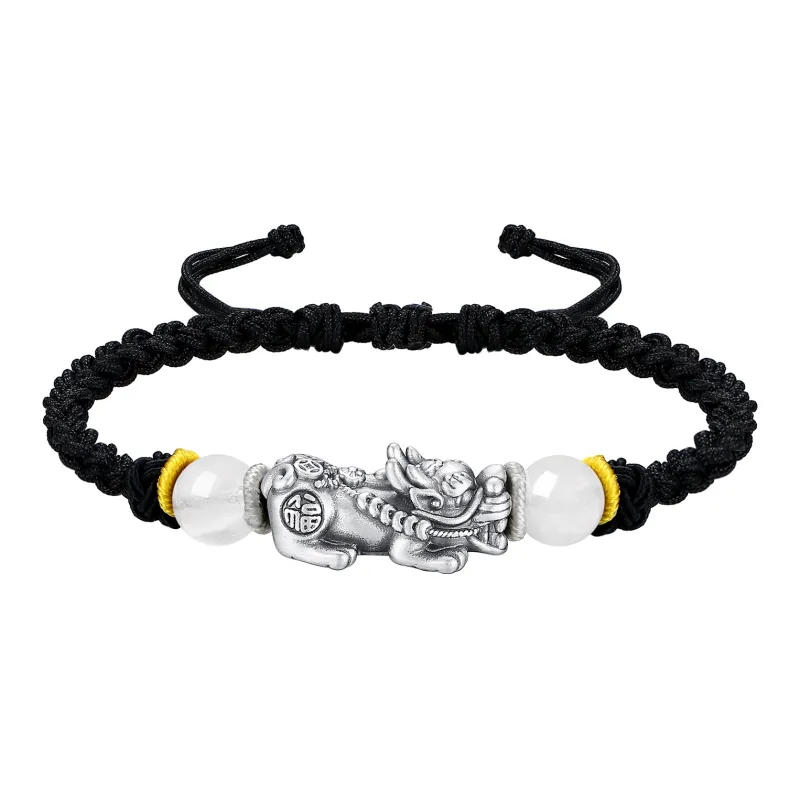 Inker Good Stone 999 Fine Silver Bracelets Unisex-7