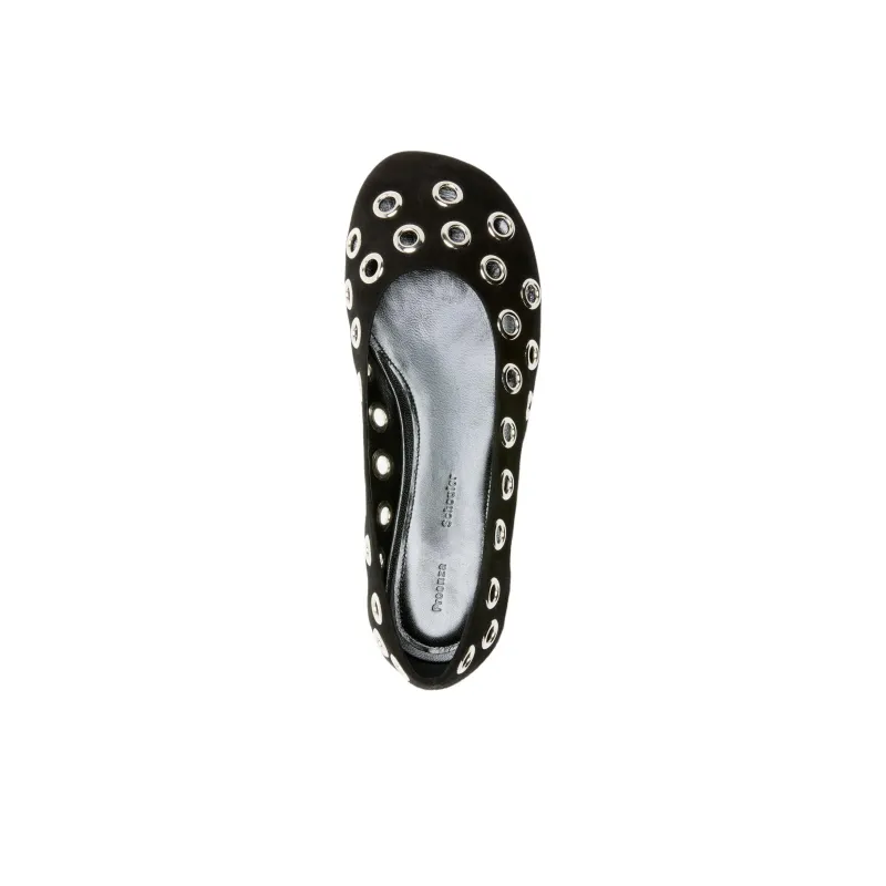 PROENZA SCHOULER Glove Ggromet Casual Single Shoes Women's Black-4