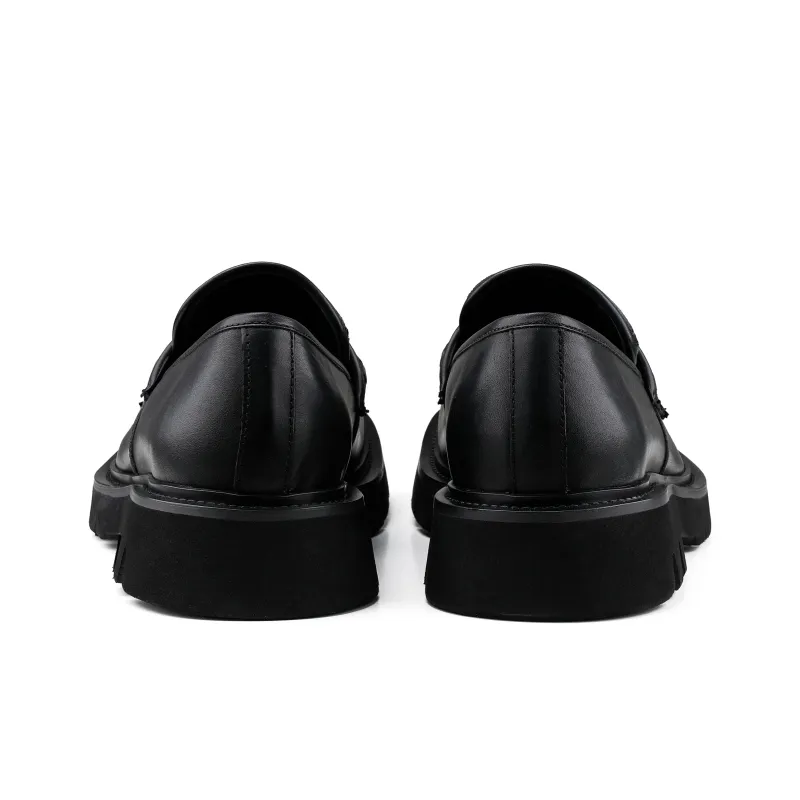 HANQIAORIJI Black Blood Series Loafers Unisex Black-6