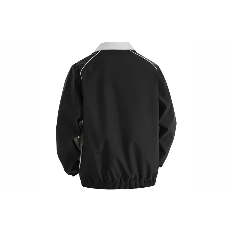 FALIAMS Jackets Coats Unisex Black Beige-2
