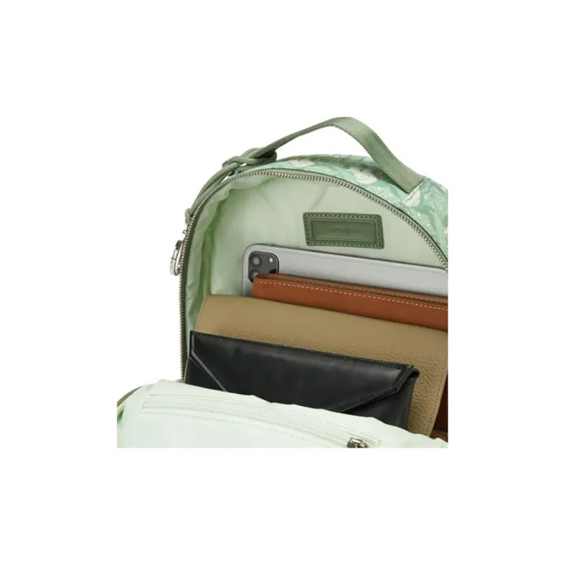 SAMSONITE V&A Collaboration LIBRA 2.0 Fabric Backpack Women's Green-4