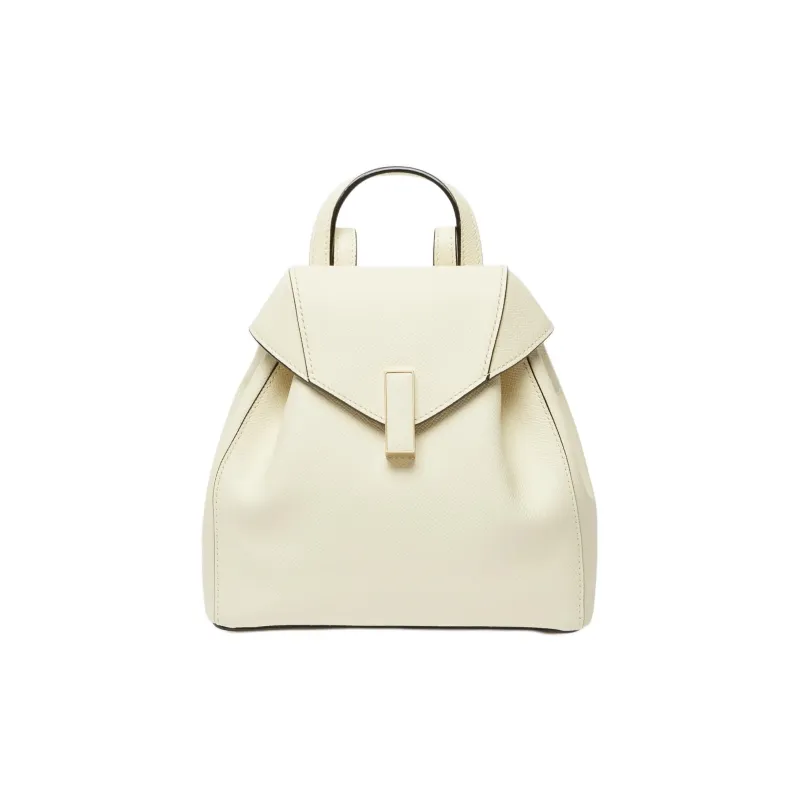 Valextra Soft Sheepskin Backpack Mini Unisex White-0