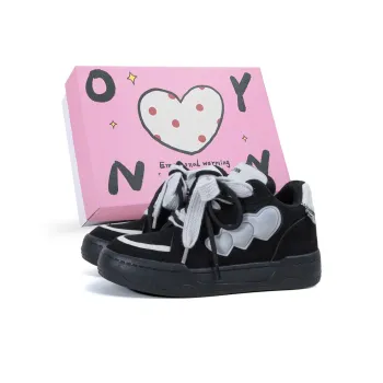 OYNN New Freshman Series Skateboard Shoes Women's Low Top Black