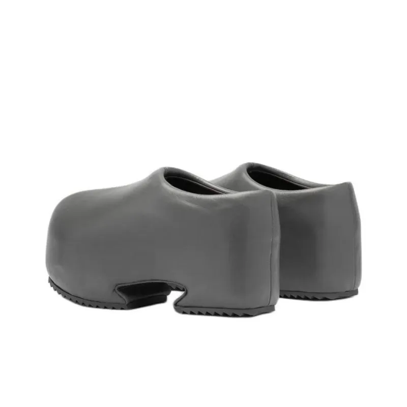 YUME YUME Wrap-toe Slippers Unisex Gray-3