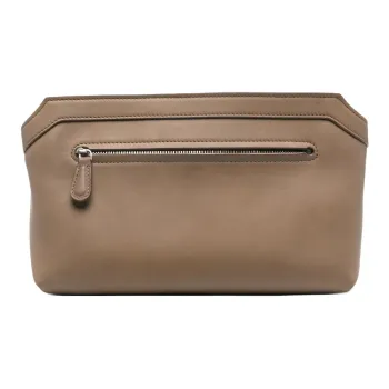 THE ROW Calfskin Clutch Women's Brown