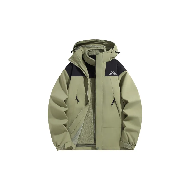 Feiyue Water-Resistant Windproof Warm Water-Repellent Windbreaker Jacket Unisex-24