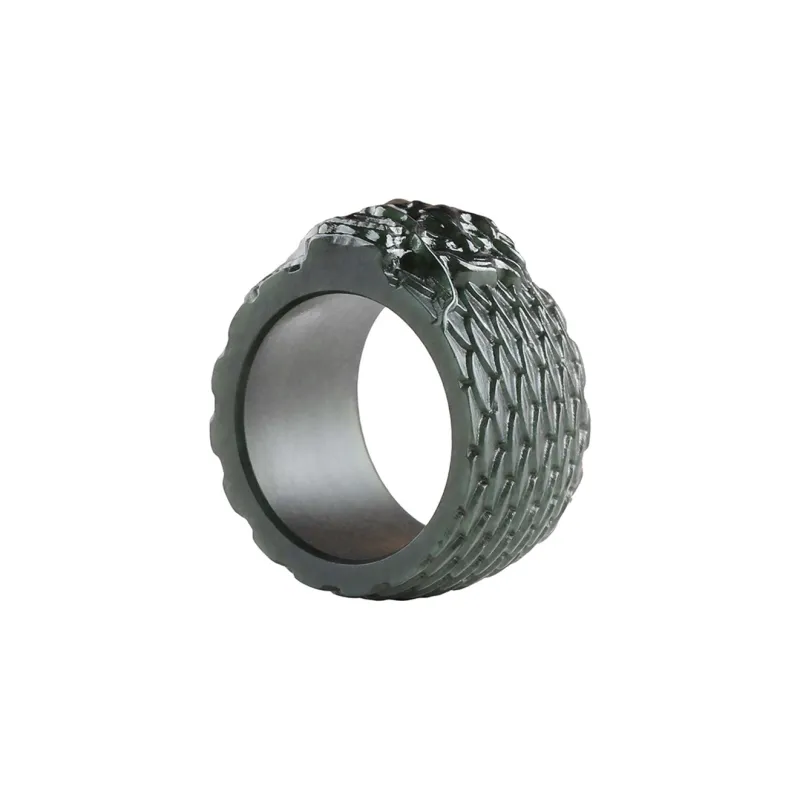 Renyu Jewelry Rings Green Jade Unisex-0