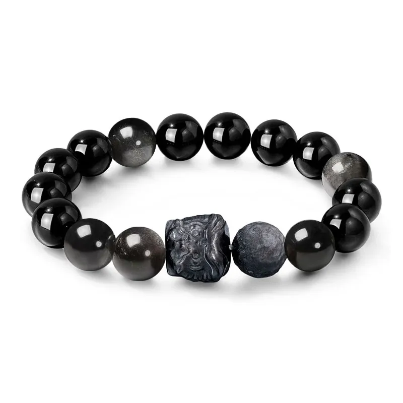 Master Kim Obsidian Bracelets Unisex-0