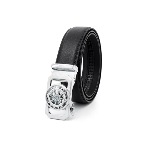 BAIJUAN Cow Leather Belts Men's 3.5cm