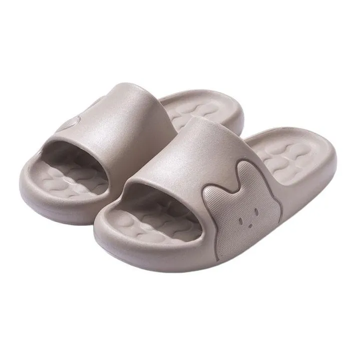 ECAC Men's Summer Indoor Home Slippers, Eva Slip Resistant Bathroom Bathing Slippers For Women's-1