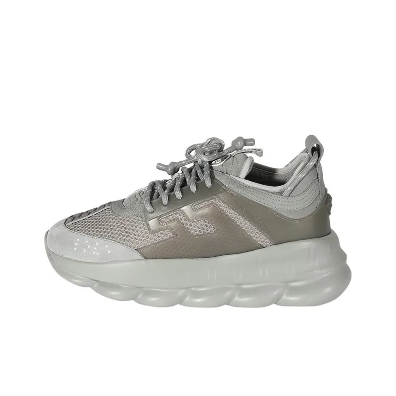 FANSIZHE Chain Reaction Low Top Casual Shoes Men's Brown-0