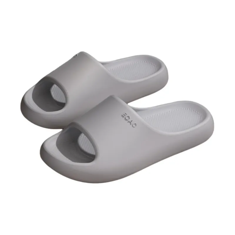 ECAC Men's Summer Indoor Home Squashy And Bouncy Feeling Bathroom Slip Resistant Platform Eva Slippers For Men-5
