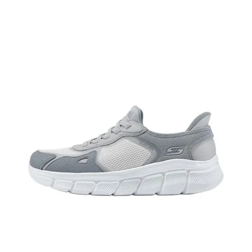 Skechers Slip Ins Anti Slip Wear Resistant Low Top Casual Shoes Men's Gray