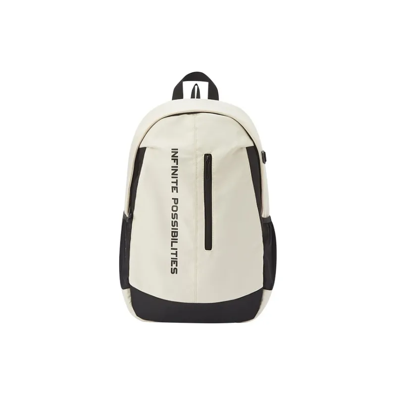 SEM/R Fabric Backpack Large Size Unisex Light Khaki/Ice Blue/Black-0
