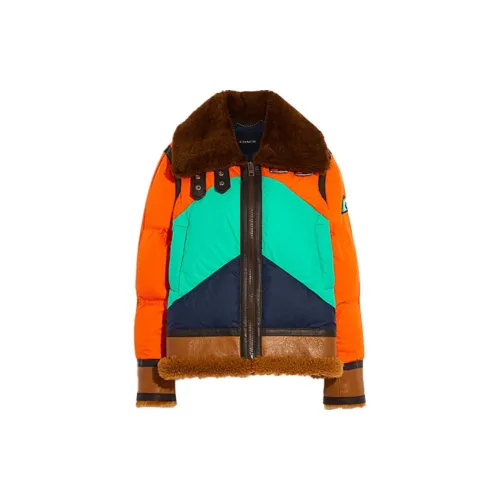 COACH Down Jackets Women's Orange