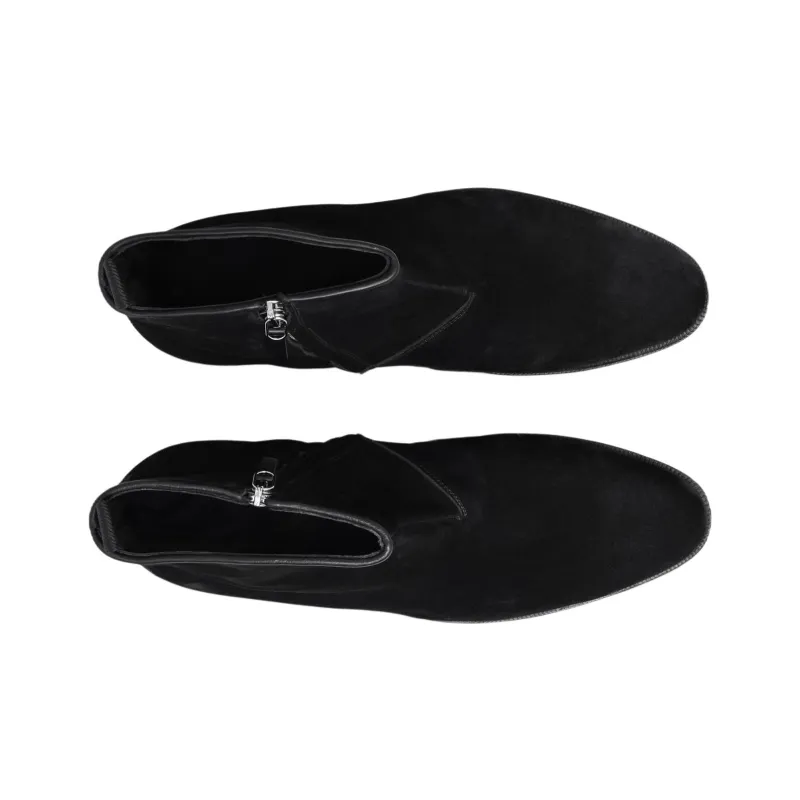 JOHN LOBB Freddi Ankle Boots 4cm Men's Black-3