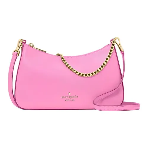 Kate Spade Cross Grain PVC Portable Crossbody Bag, Shoulder Bag Small Size Women's Pink Surfboard