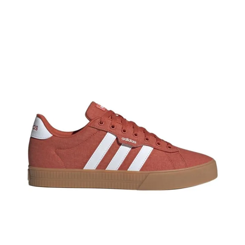 Adidas DAILY 3 Anti Slip Wear Resistant Low Top Skateboard Shoes Men's Orange-1