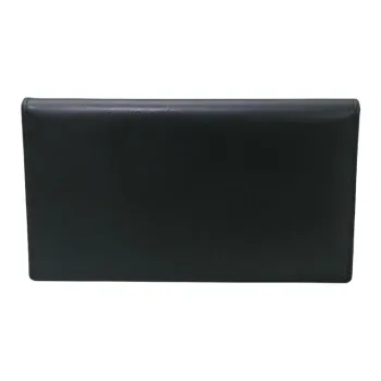 ETTINGER Leather Wallet Men's Black & Orange