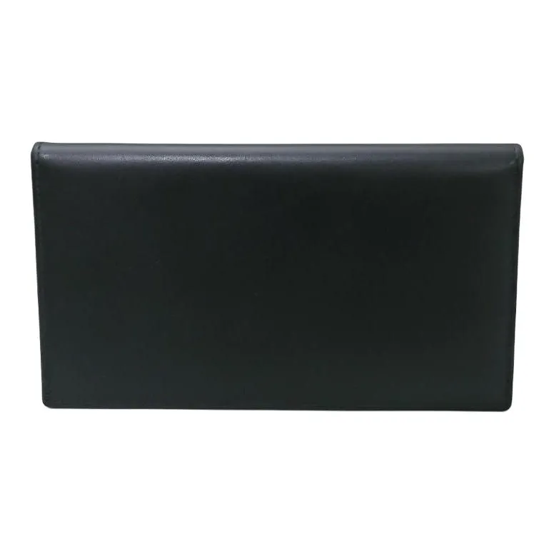 ETTINGER Leather Wallet Men's Black & Orange-0