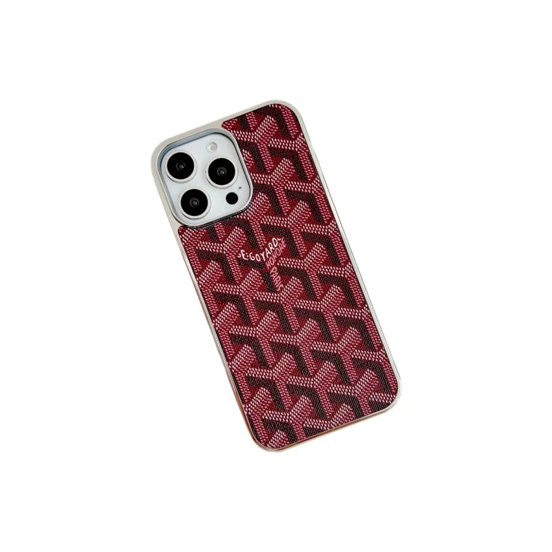 Koman TPU Material Electroplated Frame Dog's Teeth Goya Phone Cases Compatible With Apple IPhone 12/13/14/15/16/Pro/Mac-11