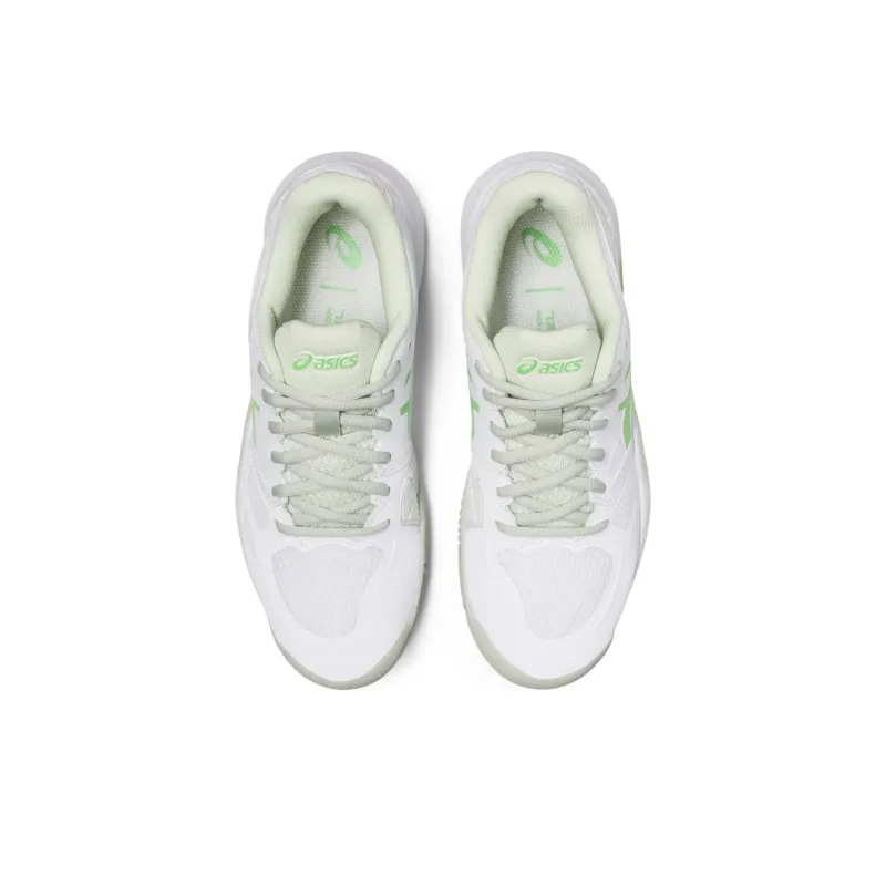 Asics Gel Challenger 13 Anti Slip Wear Resistant Low Top Training Shoes Unisex White Green-3