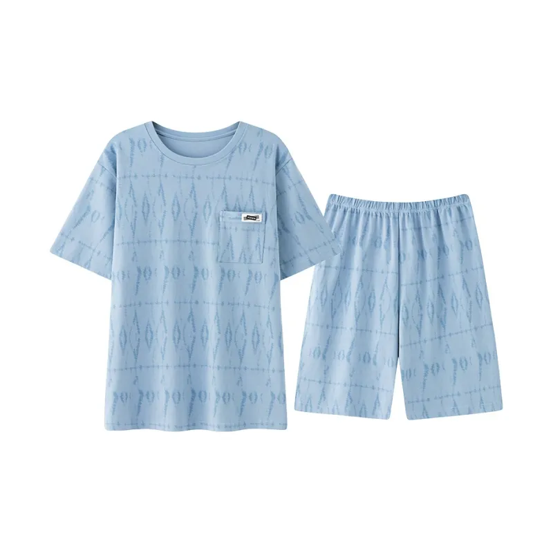 FENTENGCARE Pajama Set Men's Sky Blue-0