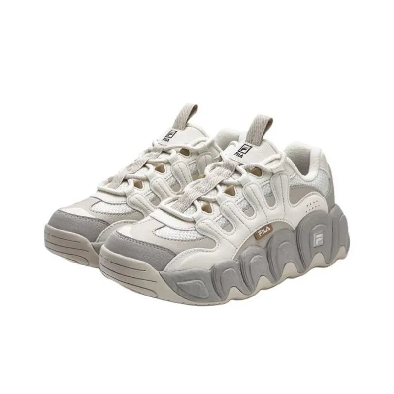 FILA Croissant Anti-Slip Wear-Resistant Low-Top Casual Shoes Women's White-2