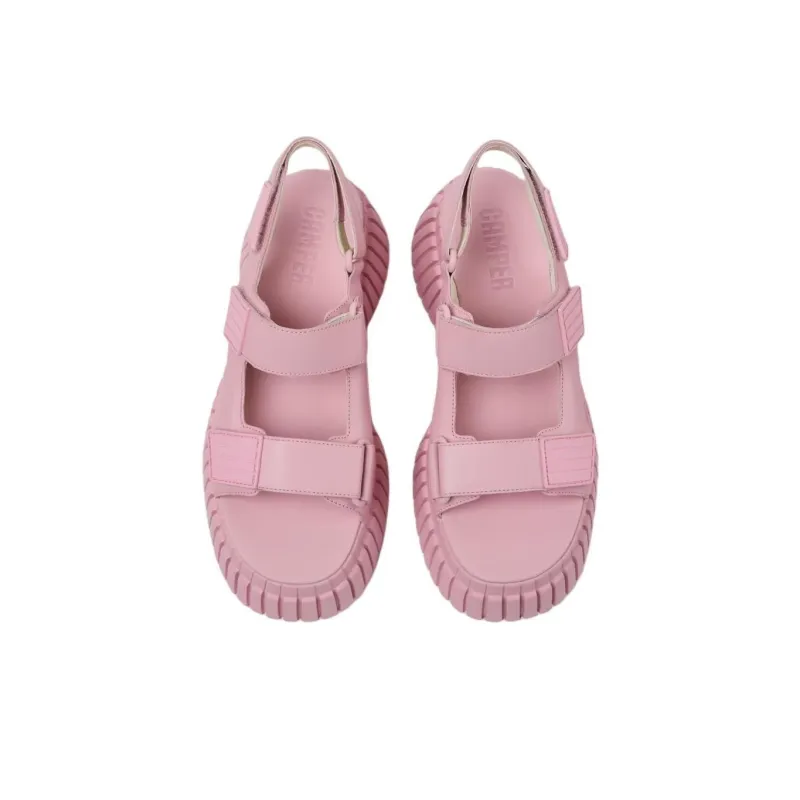 CAMPER BCN Strap Sandals 6.6cm Women's Pink-3