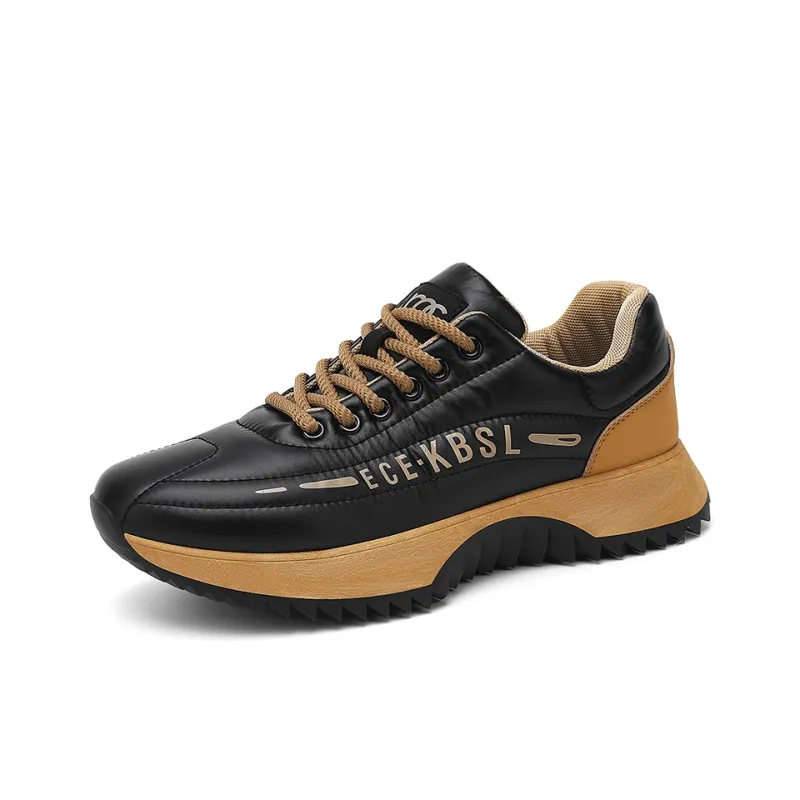 JANECO Anti Slip Wear Resistant Low Top Chunky Sneakers Men's-1
