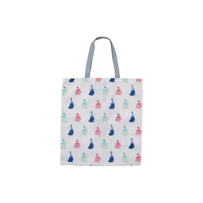 Disney Polyester Tote Bag Shopping Bag Handbag Women's Light Gray-1