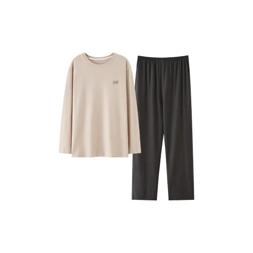 Pretty Lady Pajama Set Men's Apricot
