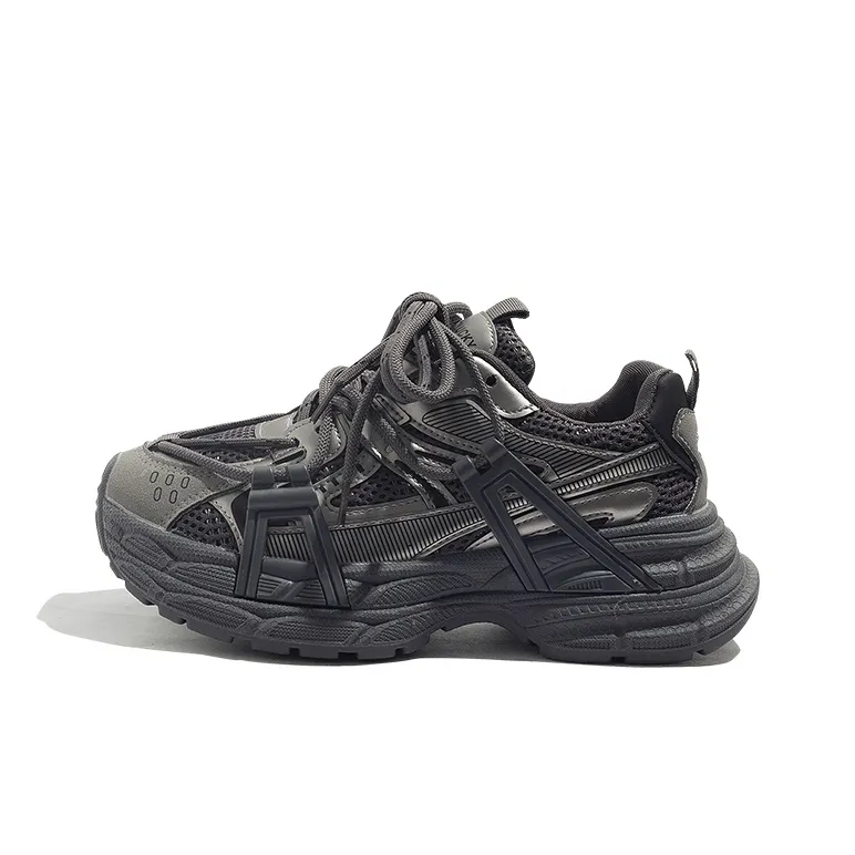 BEIER Platform Comfortable, Classic And Versatile Anti Slip Wear Resistant Low Top Chunky Sneakers Women's-0