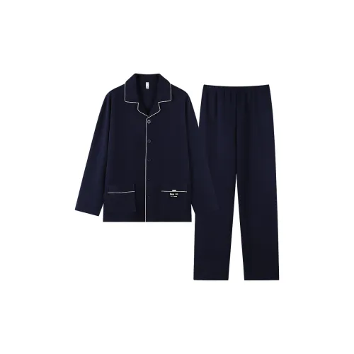 GOSO Pajama Set Men's Navy Blue