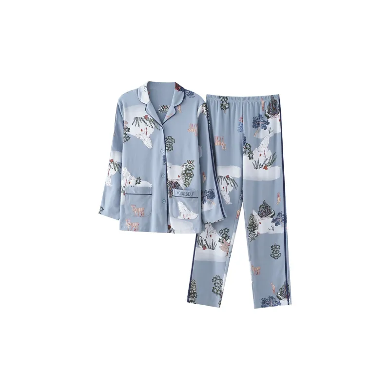 Pretty lady Women's Pajama Sets-12