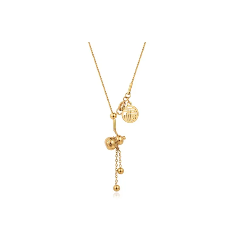 J&KINGLAY Titanium Steel Necklaces Women's-0
