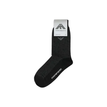 EMPORIO ARMANI Mid Calf Socks Men's Black