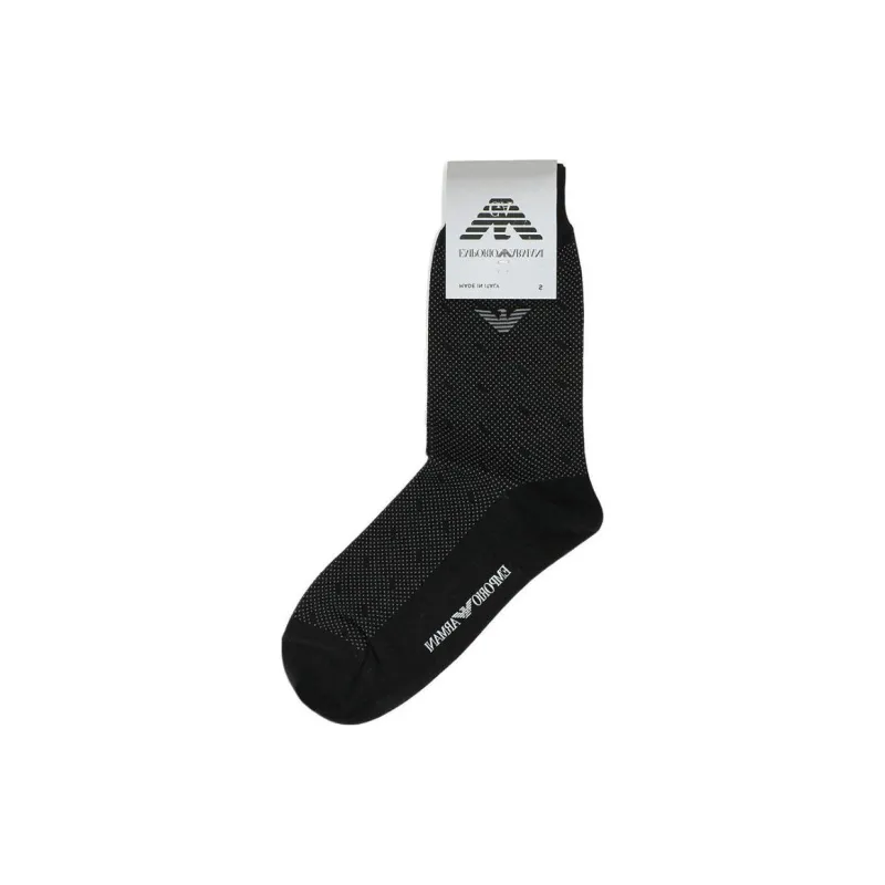 EMPORIO ARMANI Mid Calf Socks Men's Black-0