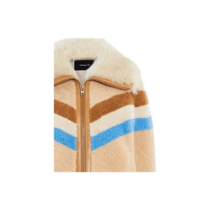 COACH Jackets Women's Beige-4