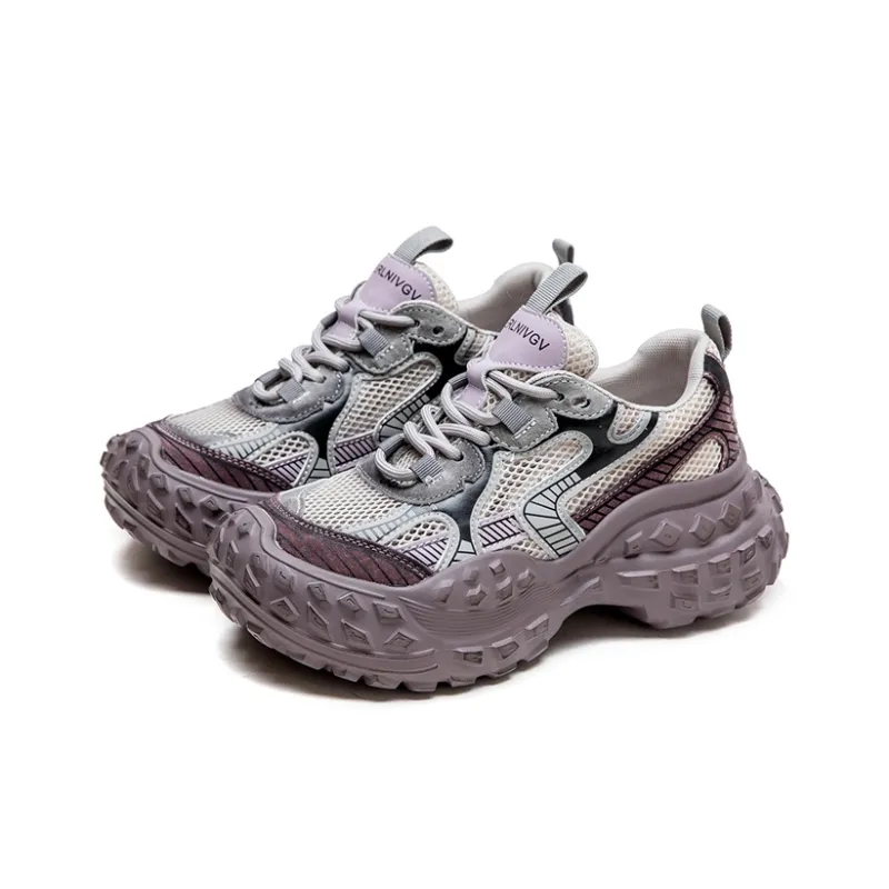 Chibang Height Increasing Low-Top Chunky Sneakers Women's-1