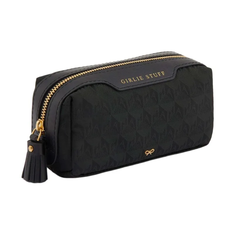 Anya Hindmarch Logo embroidered Make Up Bag-1