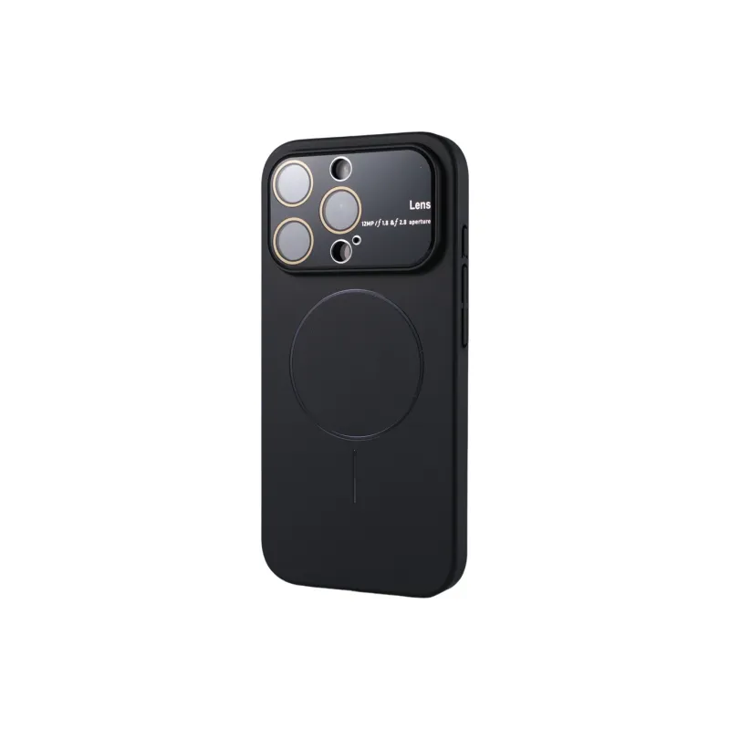 DEPA PC Material Fully Enclosed Large Lens Window Phone Cases Compatible With Apple 12/13/14/15/16 Series Minimalist-3