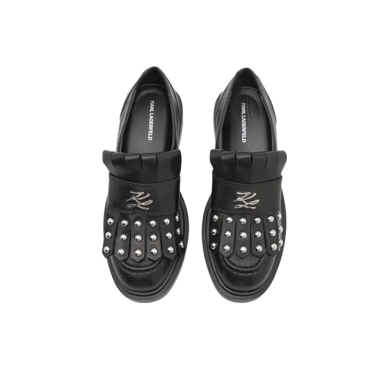 KARL LAGERFELD Loafers 4cm Women's Black-3