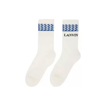 Lanvin Logo Intarsia Socks