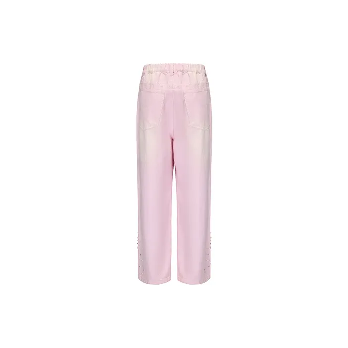 VANN VALRENCÉ Jeans Unisex Pink-1