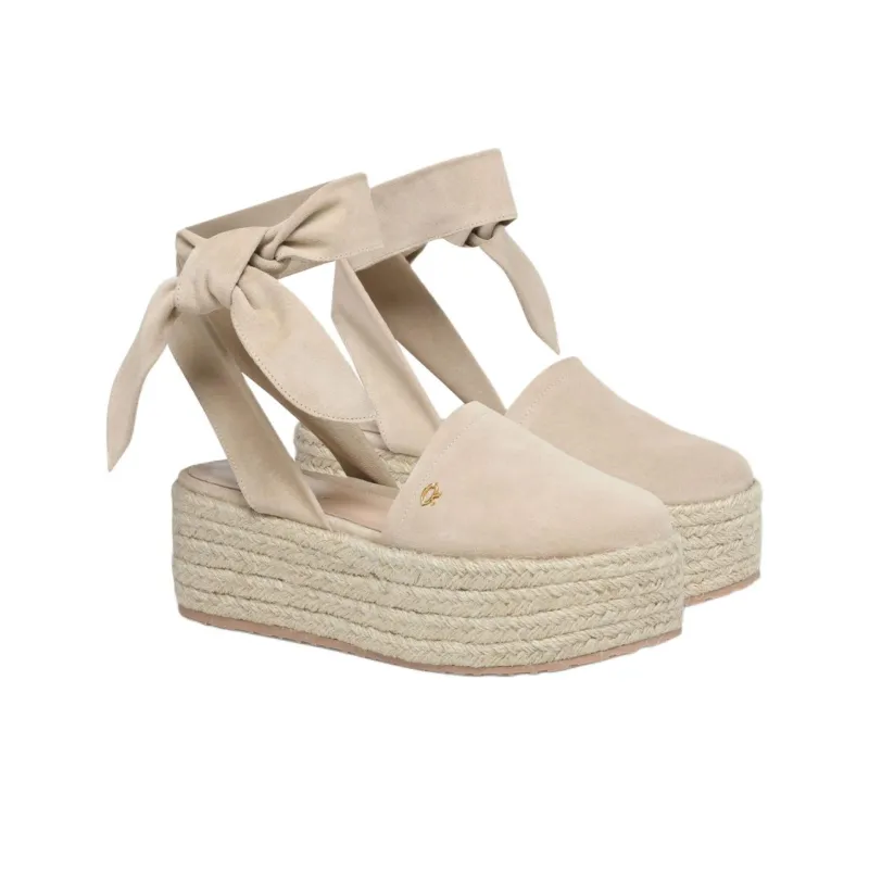 GIANVITO ROSSI ALMERIA Espadrilles Women's Beige-1