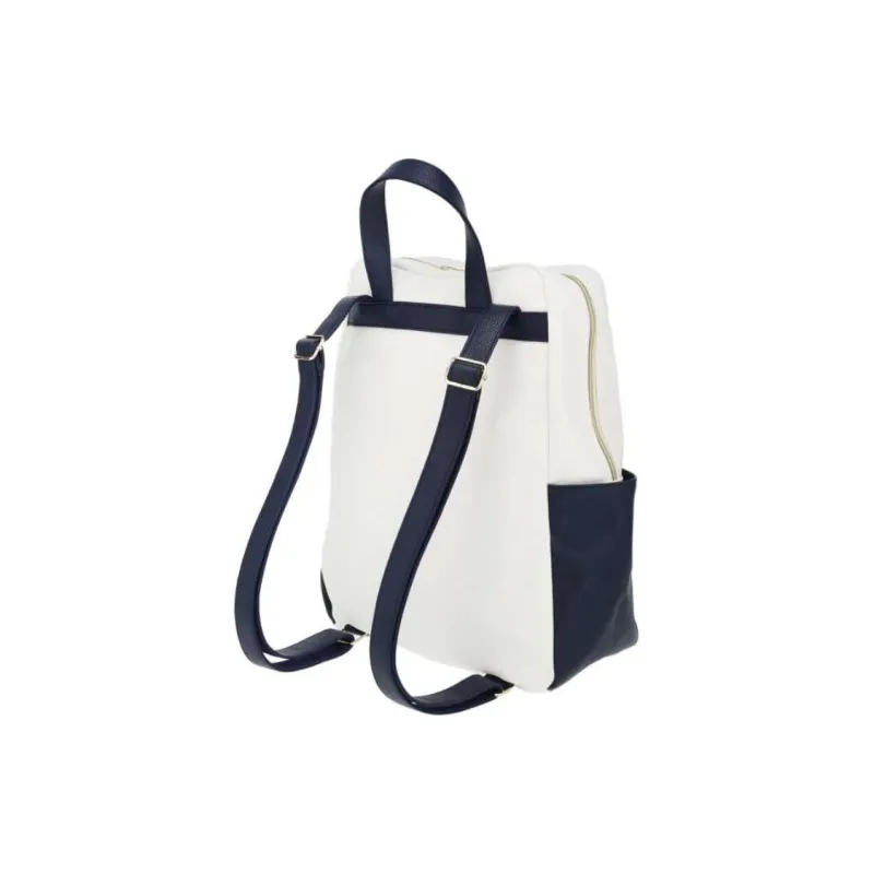 Disney Mickey Series Canvas Backpack Women's White & Blue-1